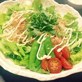 野菜たっぷり☆簡単ヘルシーサラダうどん☆